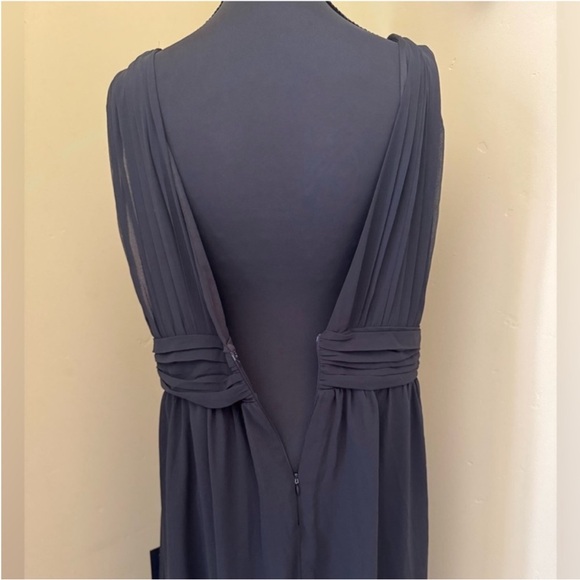 Lulus NWT Heavenly Hues Goddess Maxi Long Sleeveless Dress, Black, Size 1X - Picture 12 of 16